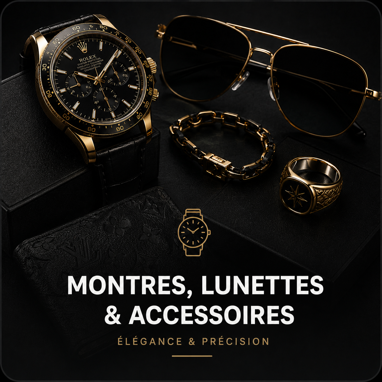 Montres/Lunettes/Accessoires