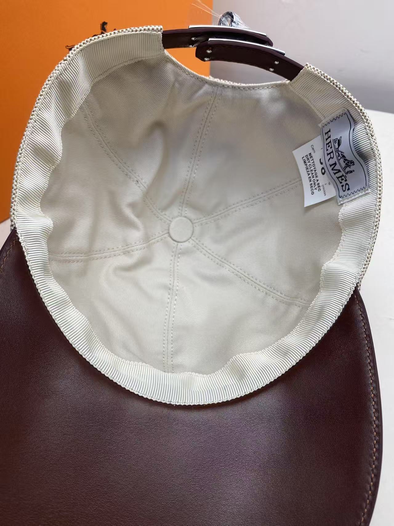 Casquette Hermès Marron