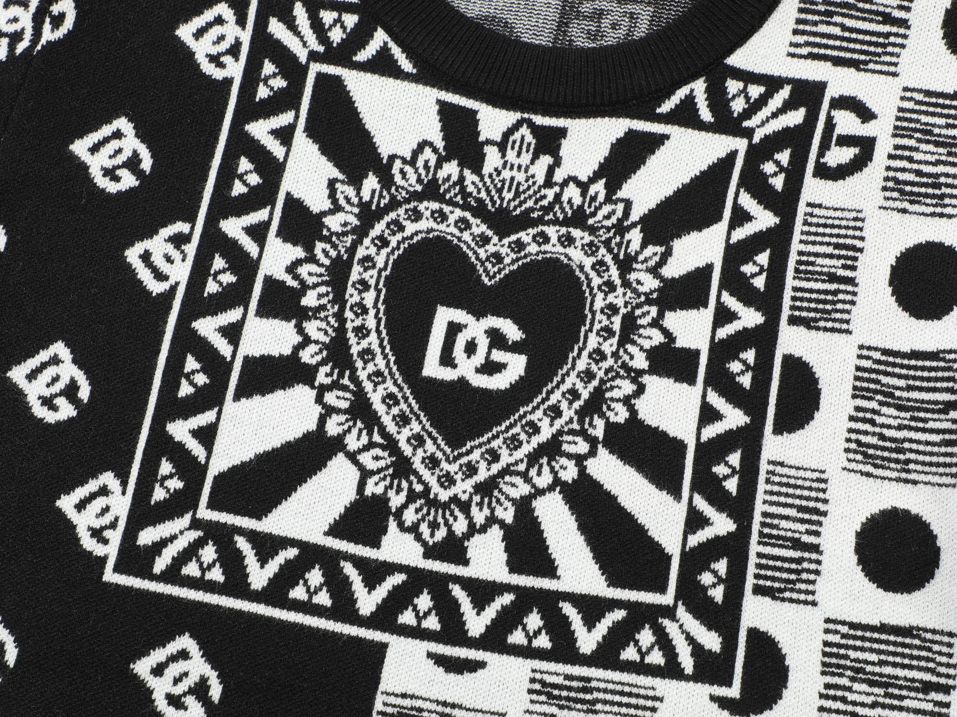 Pull D&G Blanc et Noir