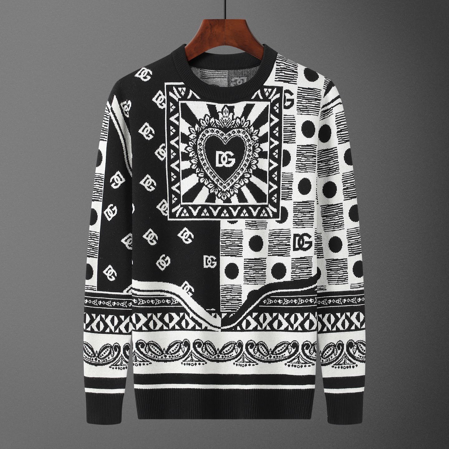 Pull D&G Blanc et Noir