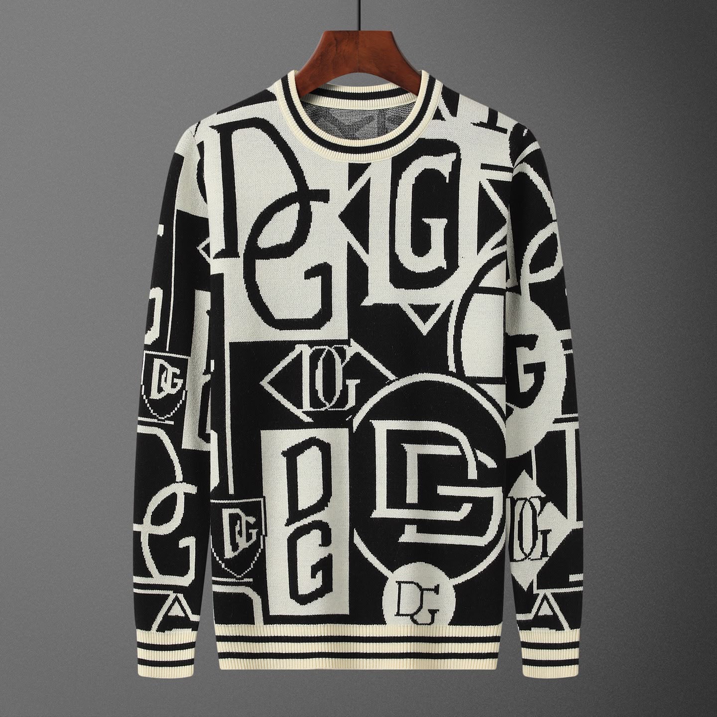 Pull D&G Blanc / Noir