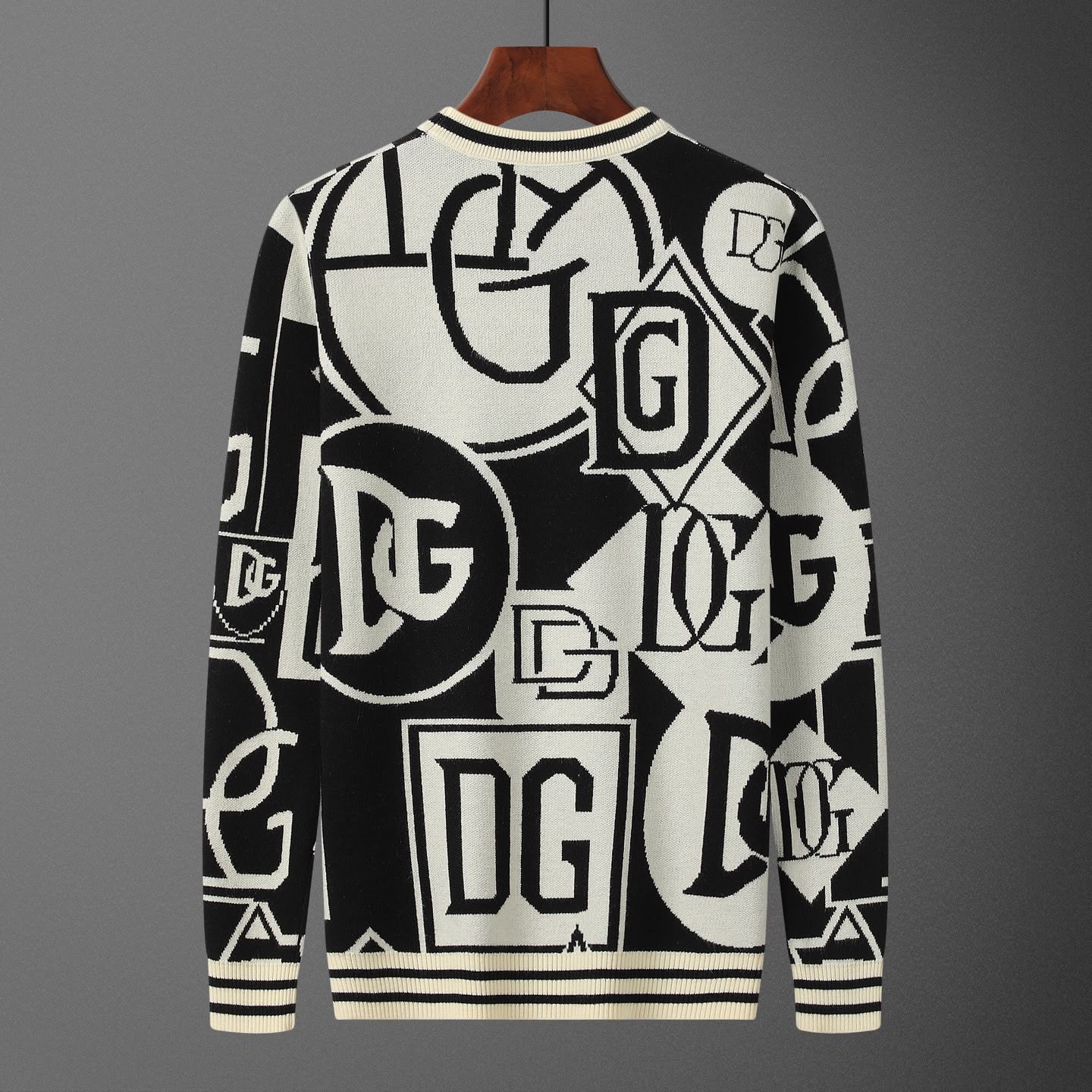 Pull D&G Blanc / Noir